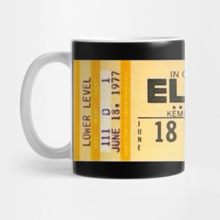 Elvis Concert 1977 Art Mug